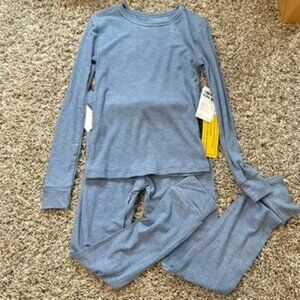 Sleep On It Bamboo Long Sleeve Pajama Set Ribbed Cozy Soft Fall Winter NWT Gift‎